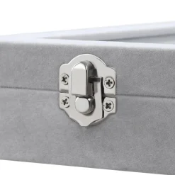 Cheap SONGMICS Coffre à bijoux gris