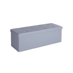 Fashion SONGMICS Coffre de rangement pliable 110 x 38 x 38 cm beige