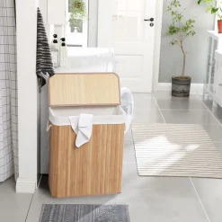 Clearance SONGMICS Coffre rangement 80L gris chiné