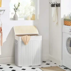 Clearance SONGMICS Coffre rangement 80L gris chiné