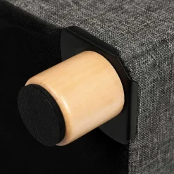 New SONGMICS Coffre rangement 40L gris foncé