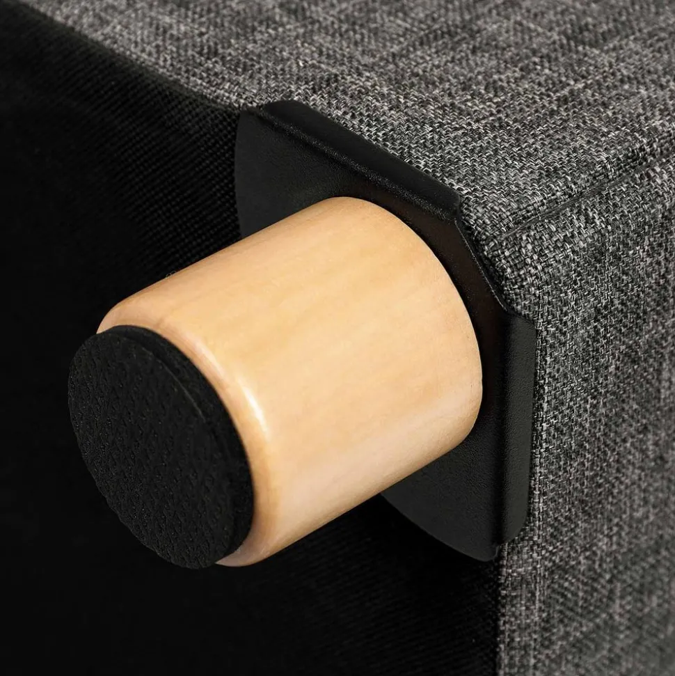 New SONGMICS Coffre rangement 40L gris foncé