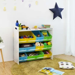 Outlet SONGMICS Coiffeuse avec grand miroir avec 2 tiroirs et 3 compartiments blanc