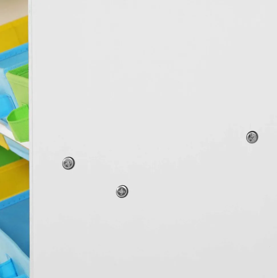 Outlet SONGMICS Coiffeuse avec grand miroir avec 2 tiroirs et 3 compartiments blanc