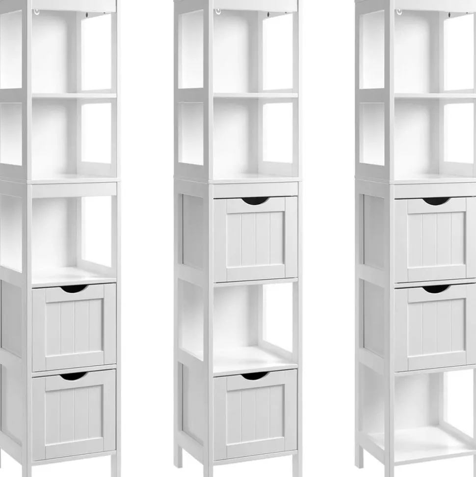 Online SONGMICS Coiffeuse avec Miroir Pliable Blanc