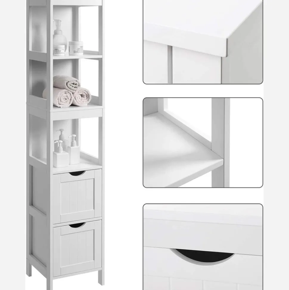 Online SONGMICS Coiffeuse avec Miroir Pliable Blanc