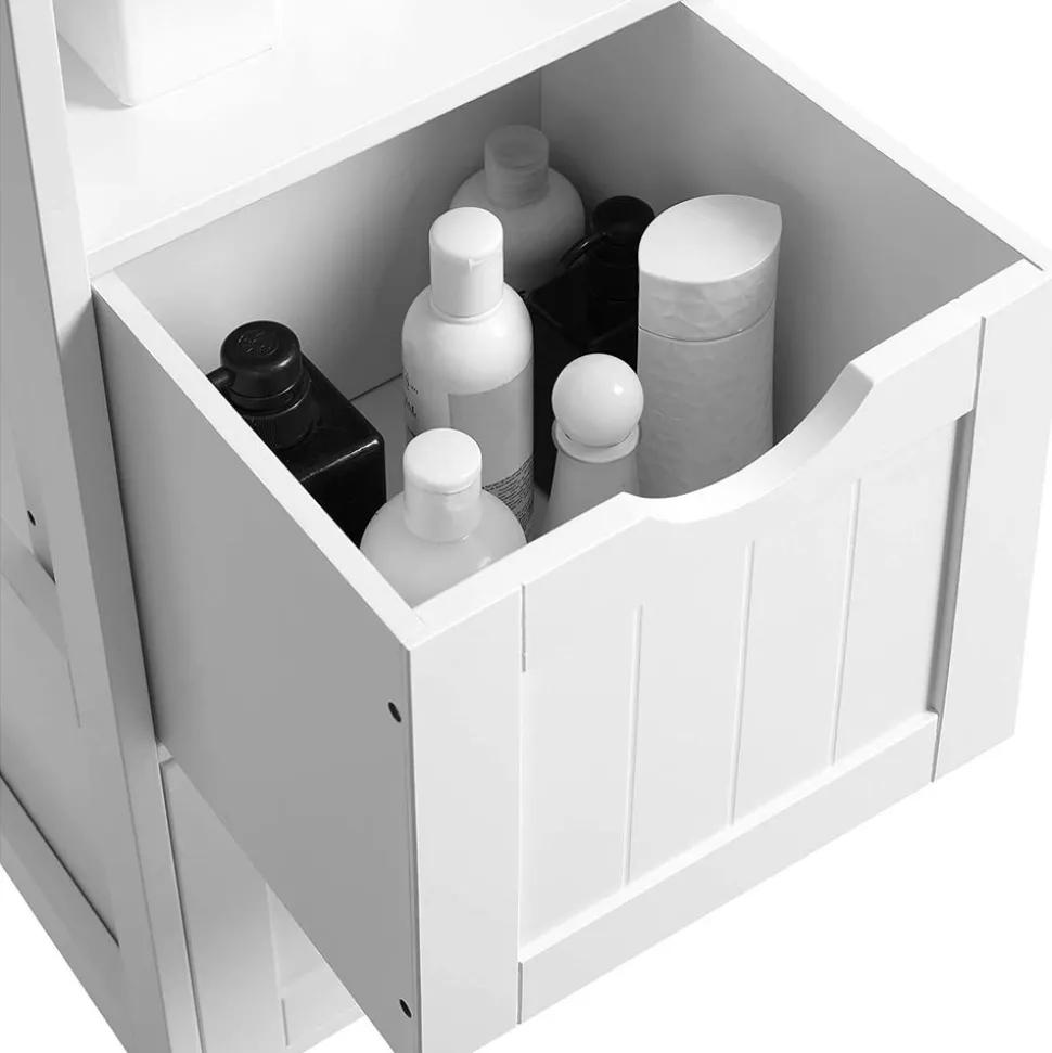 Online SONGMICS Coiffeuse avec Miroir Pliable Blanc