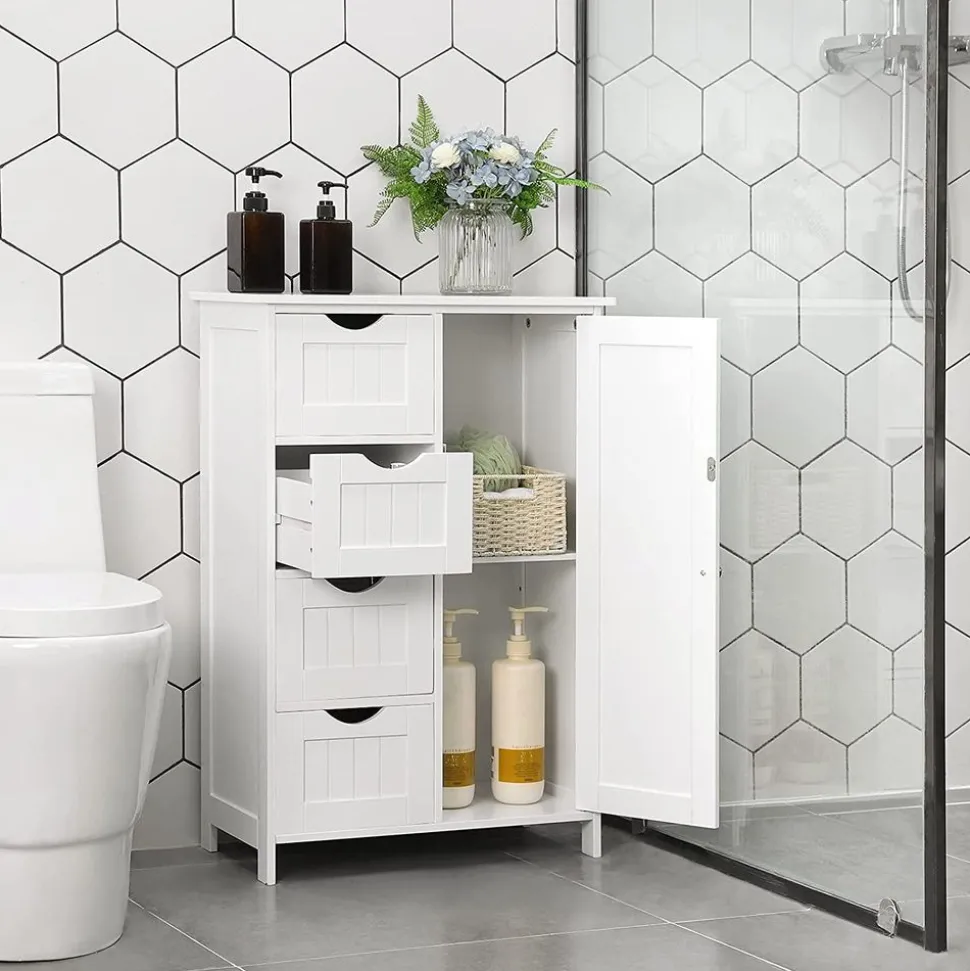 Online SONGMICS Coiffeuse avec Miroir Pliable Blanc