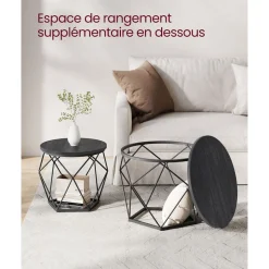 Shop SONGMICS Coiffeuse miroir Blanc