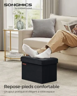 Shop SONGMICS Collection EKHO - Banc d'entrée en PU marron caramel