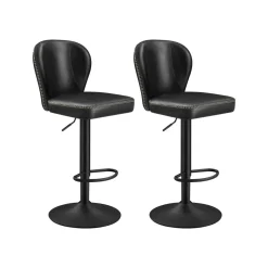 Hot SONGMICS Collection EKHO - tabouret de bar pivotant à 360° avec rangement marron caramel