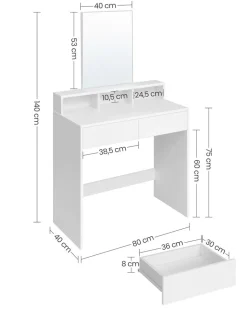 Online SONGMICS Commode 7 tiroirs