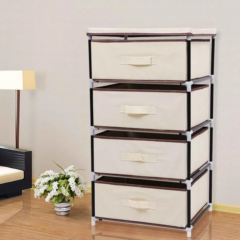 Cheap SONGMICS Commode 4 tiroirs