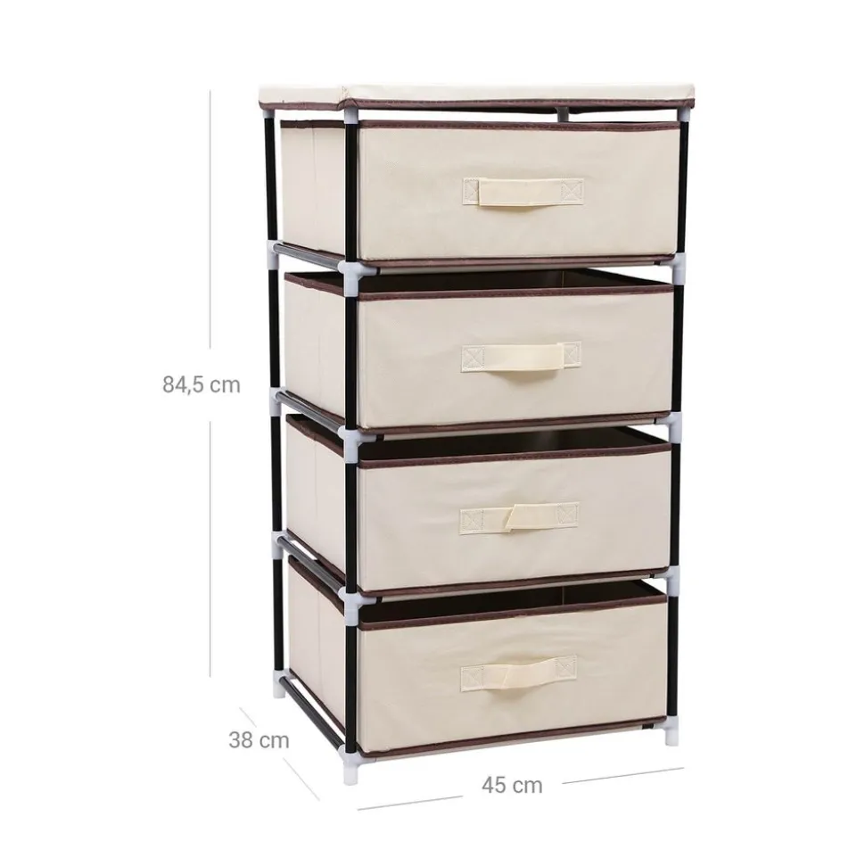 Cheap SONGMICS Commode 4 tiroirs