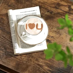 Hot SONGMICS Commode en Tissu Marron Rustique + Noir