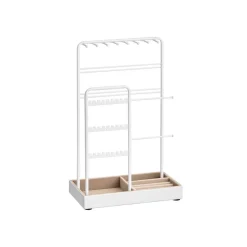 Shop SONGMICS Commode en tissu avec 4 tiroirs gris clair blanc