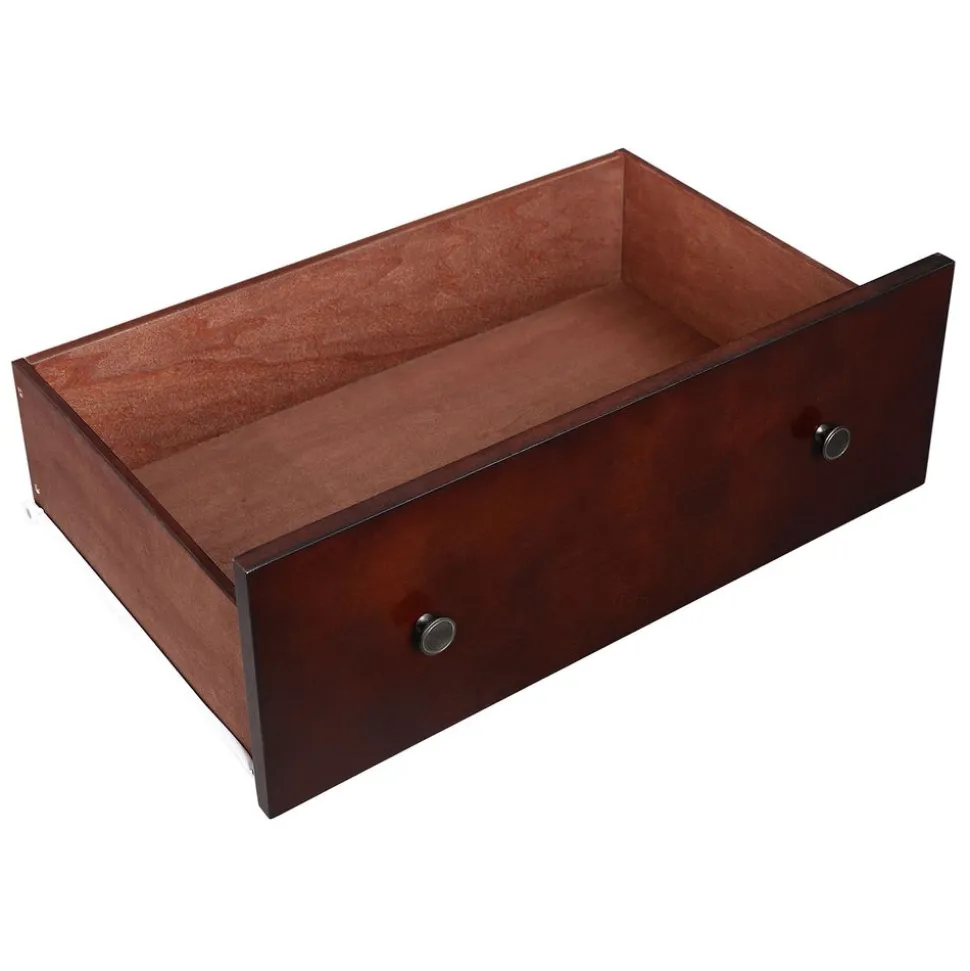 Outlet SONGMICS Commode horizontale espresso Blanc