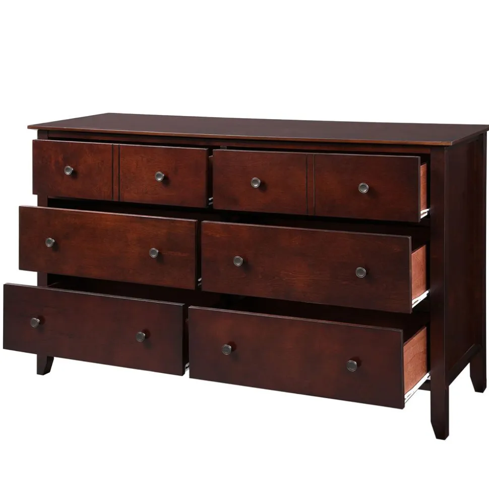 Outlet SONGMICS Commode horizontale espresso Blanc