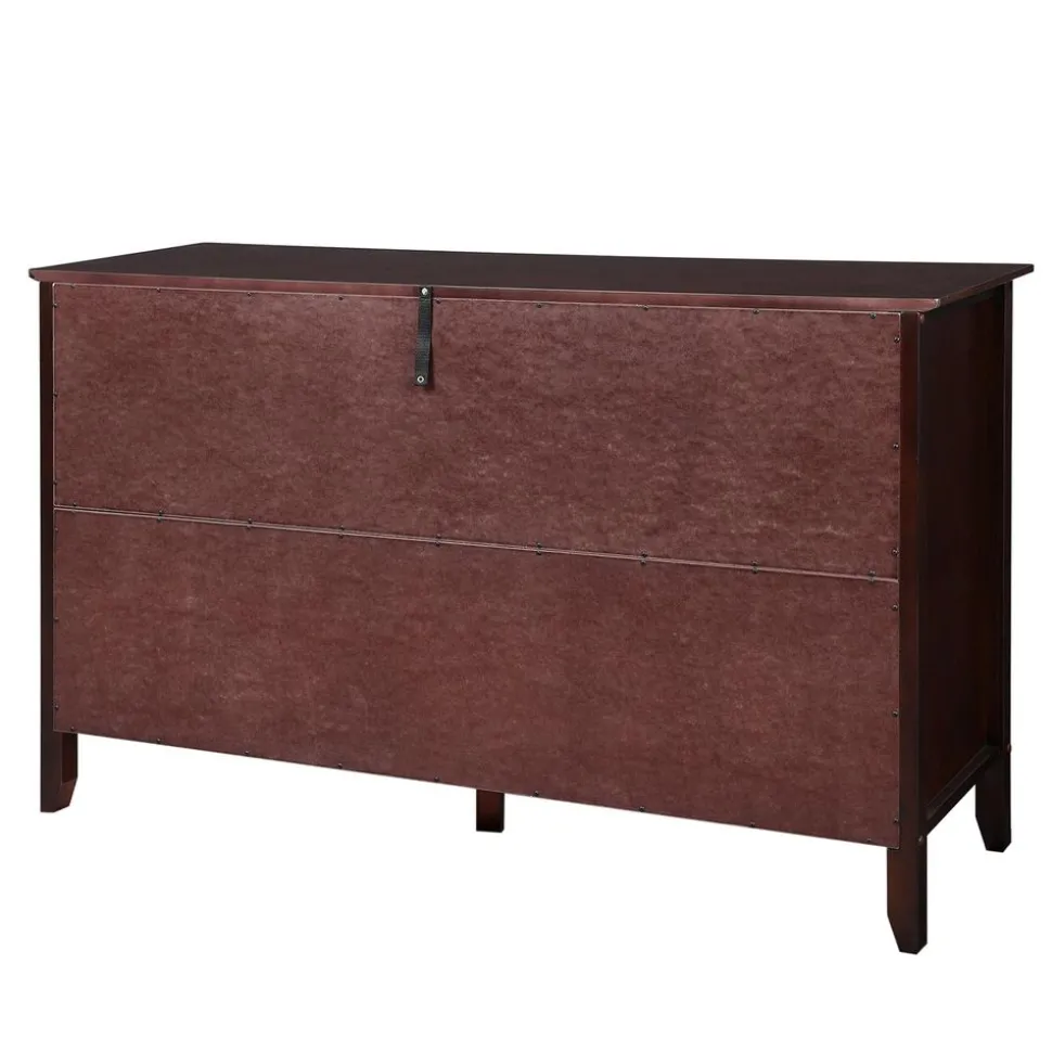 Outlet SONGMICS Commode horizontale espresso Blanc