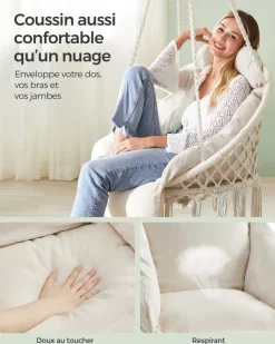 Hot SONGMICS Console pour couloir à 2 niveaux, 20 x 120 x 80 cm blanc marbré et noir d'encre