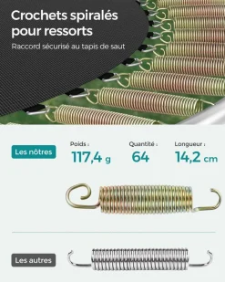 Best Sale SONGMICS Coussin trampoline Ø244 cm