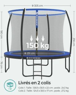 Best Sale SONGMICS Coussin trampoline Ø244 cm