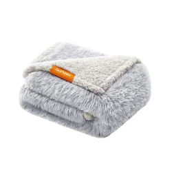 Clearance SONGMICS Couverture chien hydrofuge réversible 73 x 63 cm gris ombré