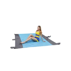 Best Sale SONGMICS Couverture pique-nique bleu vert