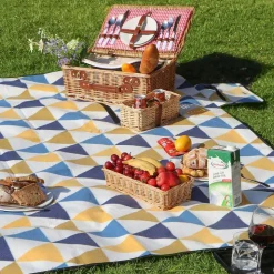 Online SONGMICS Couverture pique-nique bleu