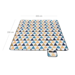 Online SONGMICS Couverture pique-nique bleu