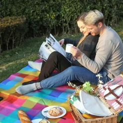 Flash Sale SONGMICS Couverture pique-nique margueritte