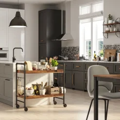 Fashion SONGMICS Desserte crochets industriel