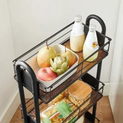 Online SONGMICS Desserte industriel Noir