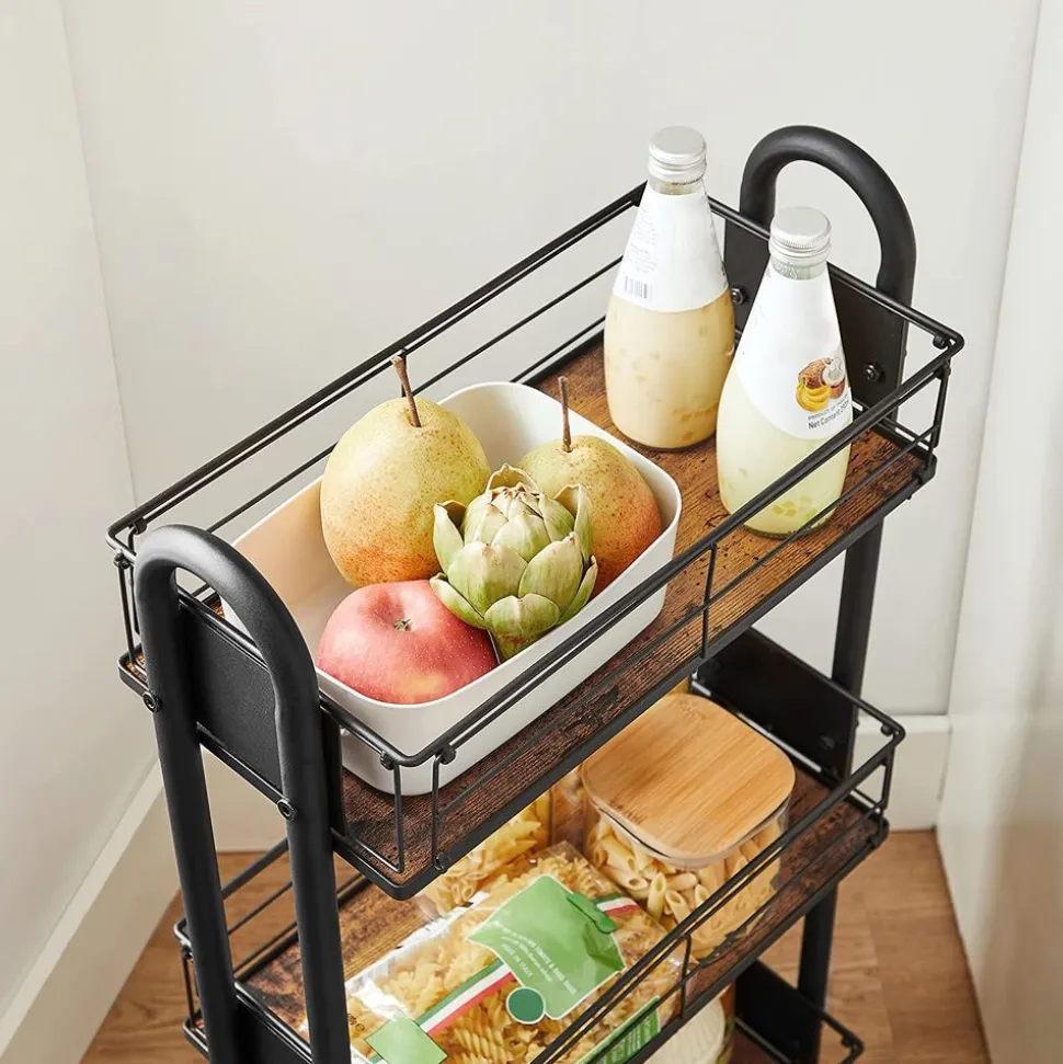 Online SONGMICS Desserte industriel Noir