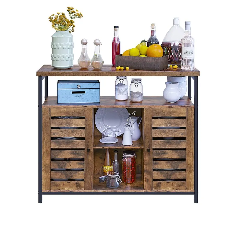 Cheap SONGMICS Desserte pour boissons noir