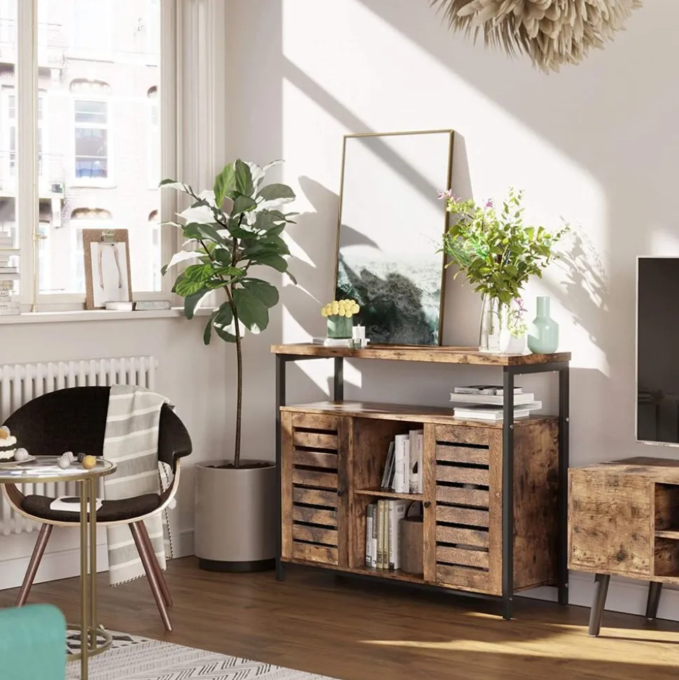 Cheap SONGMICS Desserte pour boissons noir