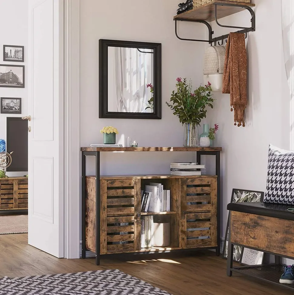 Cheap SONGMICS Desserte pour boissons noir