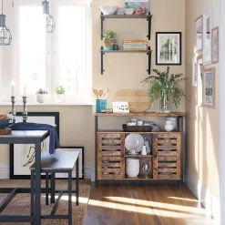 Cheap SONGMICS Desserte pour boissons noir