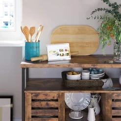 Cheap SONGMICS Desserte pour boissons noir