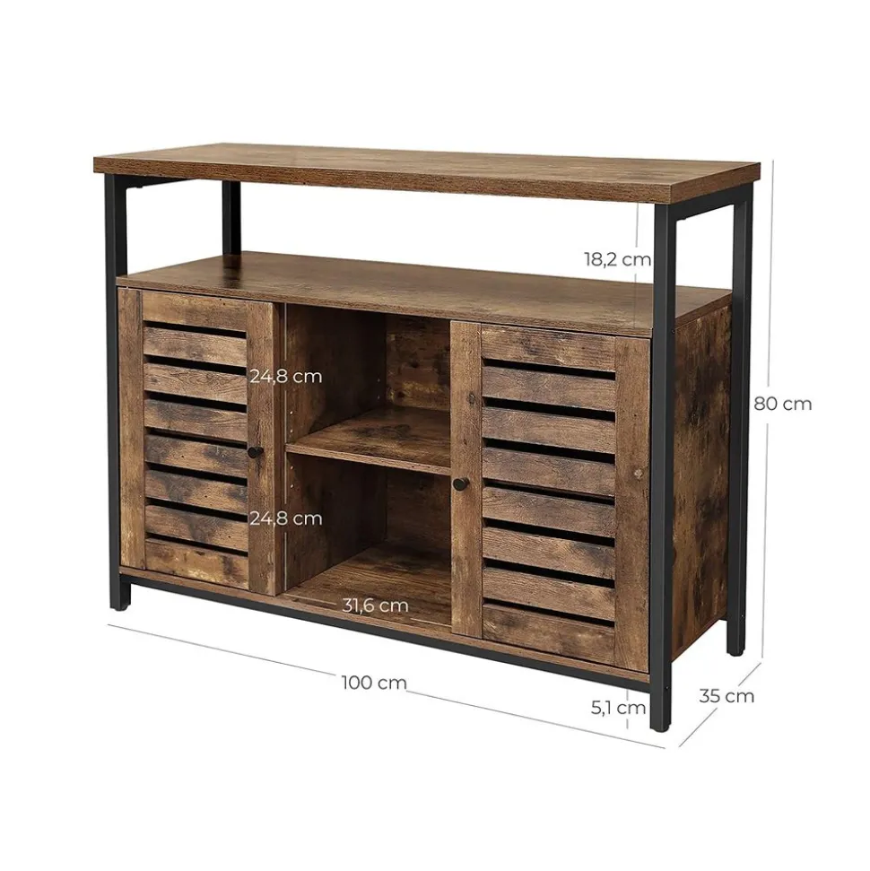 Cheap SONGMICS Desserte pour boissons noir