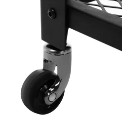 Clearance SONGMICS Desserte roulante industriel Brun Vintage Noir