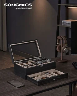 Best SONGMICS Double portant à vêtements avec roulettes blanc