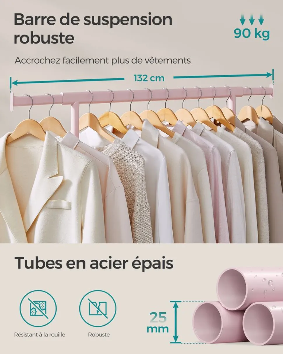 Fashion SONGMICS EKHO Collection - Pouf de Rangement