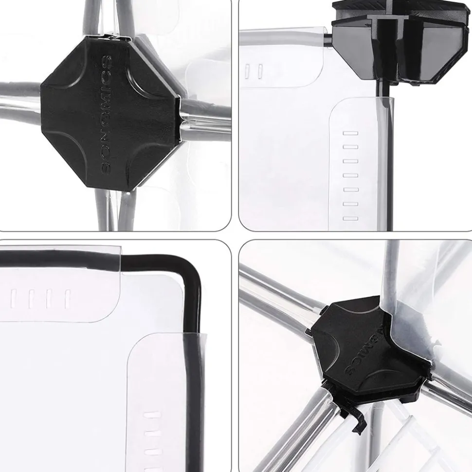 Sale SONGMICS Enclos modulable 143 x 73 x 93 cm (L x l x H) Blanc