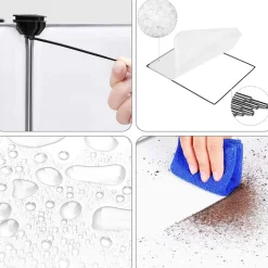 Sale SONGMICS Enclos modulable 143 x 73 x 93 cm (L x l x H) Blanc