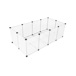 Discount SONGMICS Enclos pour petits animaux Blanc