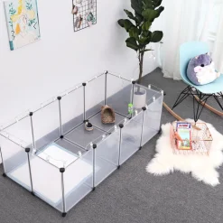 Discount SONGMICS Enclos pour petits animaux Blanc