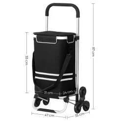 Clearance SONGMICS Escabeau 2 marches pliable gris