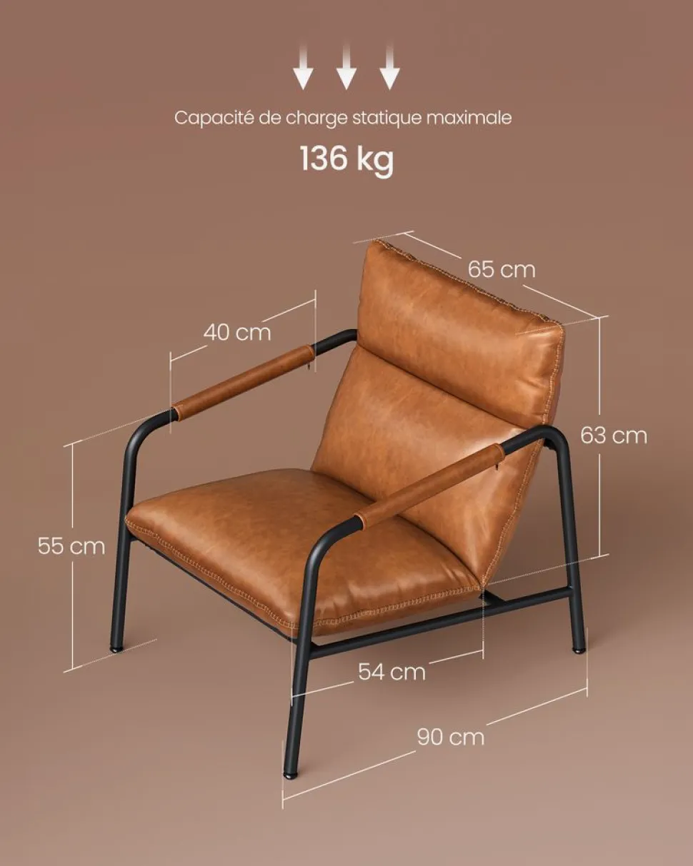 Cheap SONGMICS Fauteuil à bascule avec accoudoirs surface en tissu peluche blanc crème