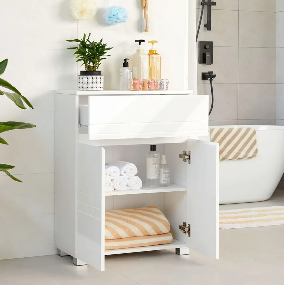 Shop SONGMICS Fauteuil à bascule blanc gris clair